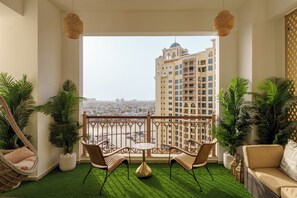 Apartamento Deluxe, 2 habitaciones, no fumadores, vistas al mar | Vistas del balcón