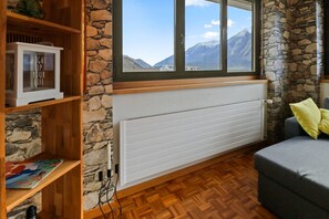 TV connectée, cheminée