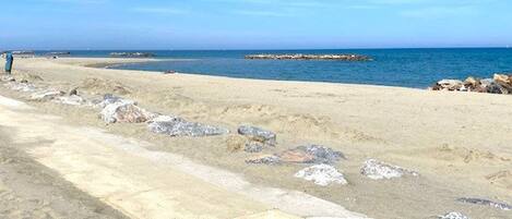 Accommodatie ligt op het strand