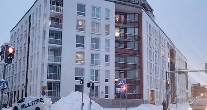Arctic apartement in the city center with own sauna.