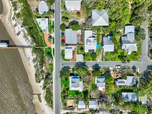 Exterior - Downtown Apartment Half Block to Sunsets on Water (Cedar Key)