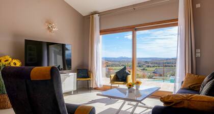 Die Villa mit Garten, beheiztem Pool & Blick auf Ventoux- Colonzelle