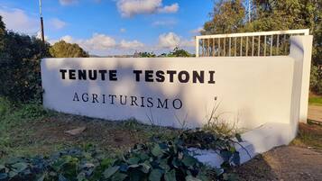 Facciata della struttura