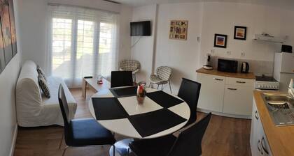 Appartement au calme, avec jardin et wifi gratuit (T2 - Valençay 01)