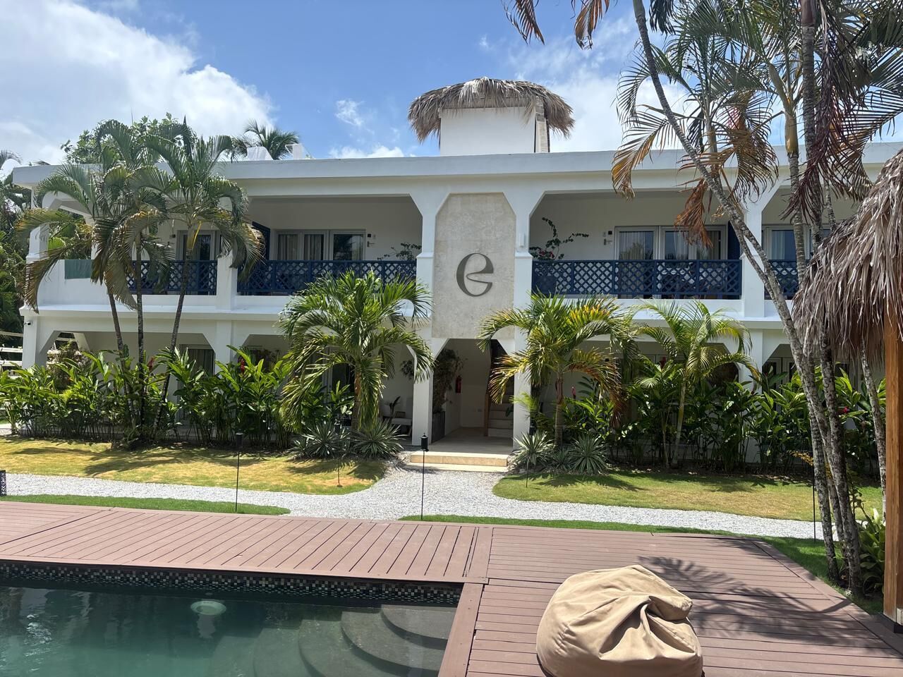 Façade de l’hébergement