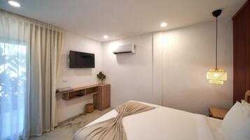1 chambre, surmatelas, coffres-forts dans les chambres