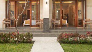 Suite estudio junior, 1 cama de matrimonio | Terraza o patio