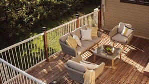 Terrace/patio - Your One-Of-A-Kind Experience in PEI.  Near golf, beaches & restaurants! (New Glasgow)