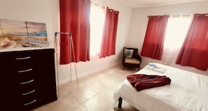 3 bedrooms, iron/ironing board, travel cot, WiFi
