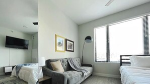 Desk, iron/ironing board, WiFi (free), bed sheets