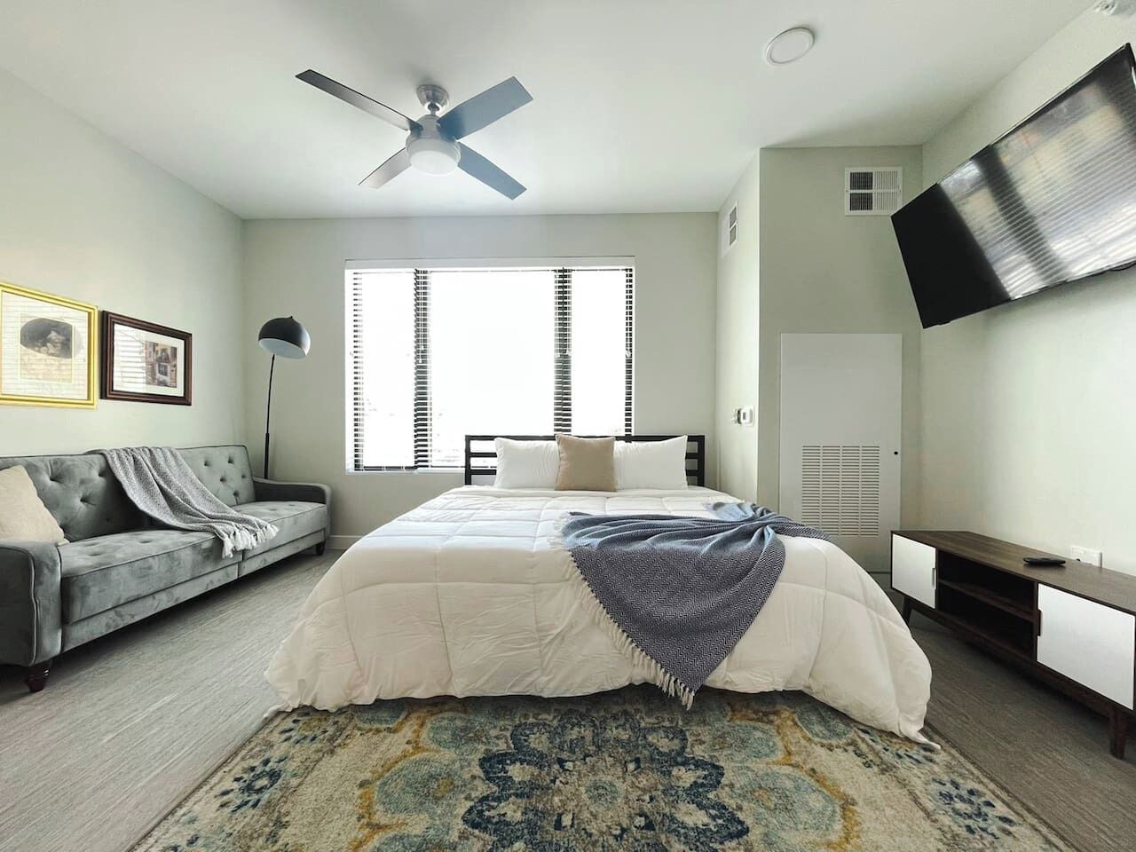 Desk, iron/ironing board, free WiFi, bed sheets