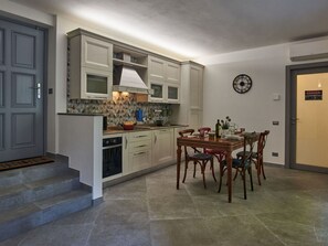 Microwave, oven, dishwasher, toaster