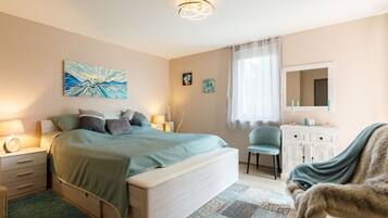 2 chambres, lit parapluie, Wi-Fi gratuit, draps fournis