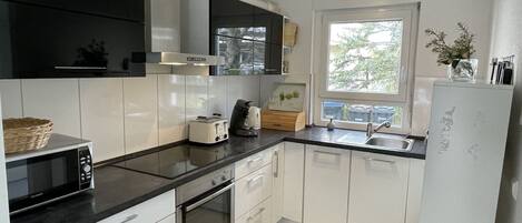 Microwave, oven, dishwasher, toaster