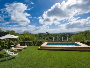 Pool - Lovely apartment for 6 guests with private pool, WIFI, TV, terrace, pets allowed and panoramic v... (Santa Maria A Monte)