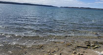 M-22 Lakefront Property in Onekama with amazing Sunsets!!