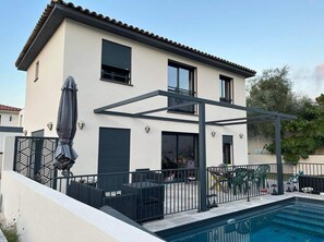Outdoor pool, a heated pool - Villa en Provence (Rougiers)