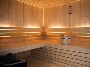 Sauna - Beautiful apartment for 6 guests with WIFI, TV and terrace (Bremerhaven)