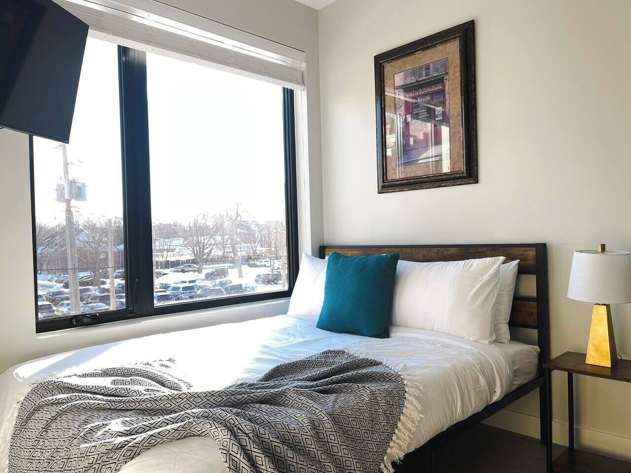 1 室のベッドルーム、WiFi (無料)、ベッドシーツ