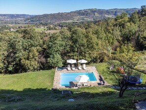 Pool - Lovely apartment for 2 guests with pool, WIFI and TV (Monastero Bormida)