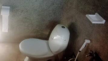 Deluxe Double Room | Bathroom | Shower, designer toiletries, slippers, towels