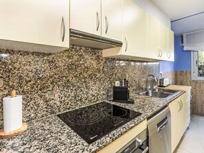 Microwave, oven, dishwasher, high chair