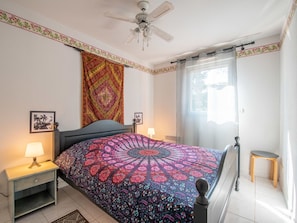 1 habitación, cuna de viaje, wifi y ropa de cama 