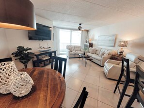 Smart TV, books - Atlantic Shores Oceanfront Condo - Heated Saltwater Pool Incredible Sunrises (Ponce Inlet)