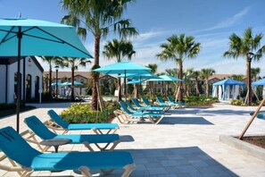 Terrace/patio - Spacious 6BR/5BA Villa at Windsor at Westside (Kissimmee)