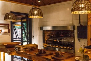 BBQ/picnic area - Pousada Rugero (Nova Padua)