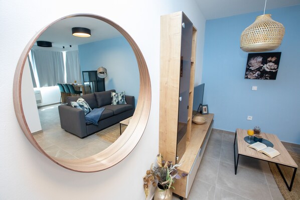 Deluxe Apartment | Living area - Vera's Lapad suite (Dubrovnik)