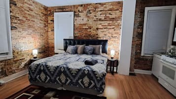 1 chambre, bureau, Wi-Fi, draps fournis