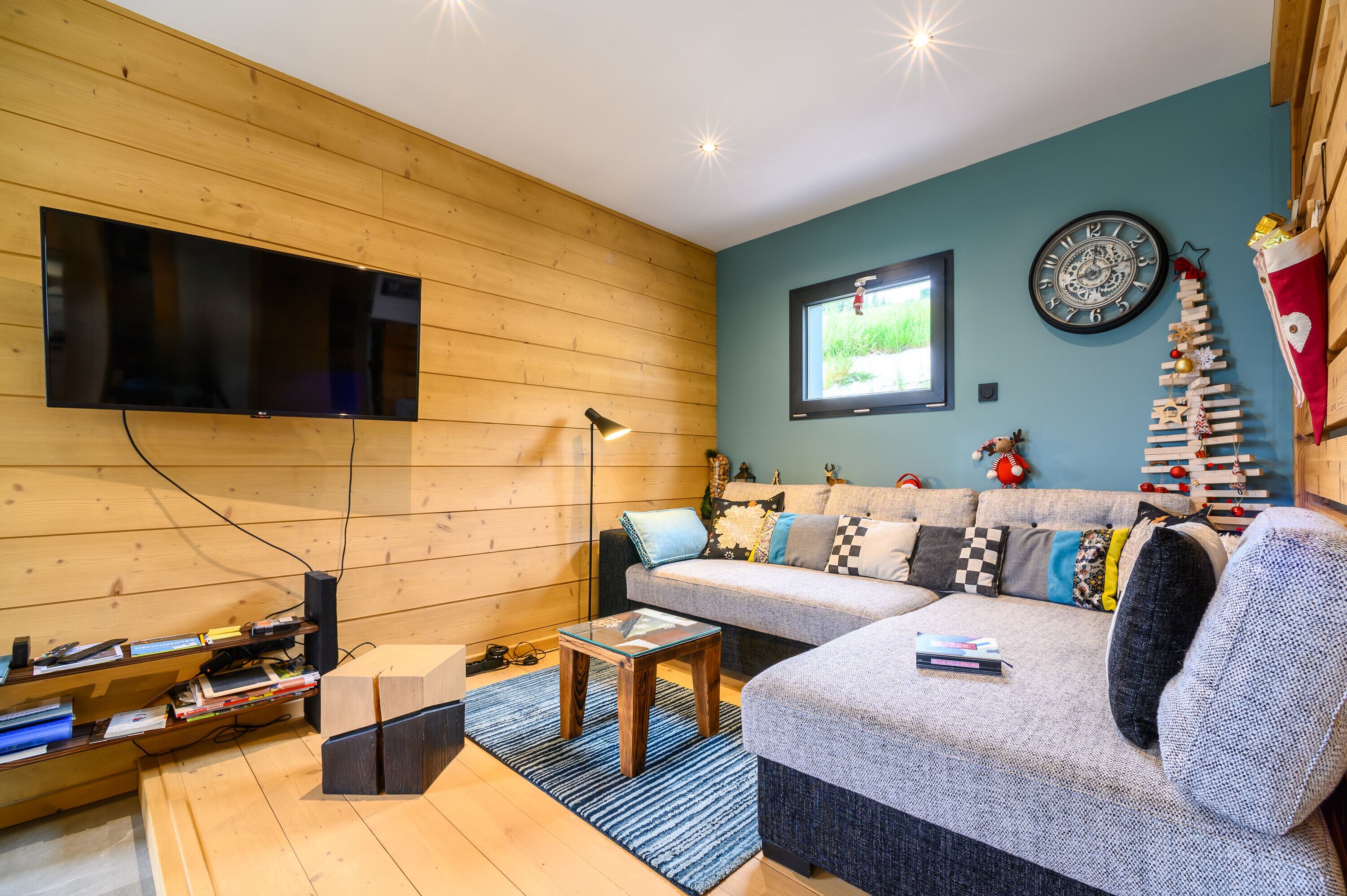 TV, DVD player, stereo