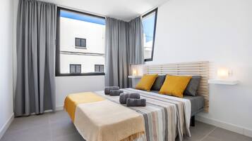 2 slaapkamers, een strijkplank/strijkijzer, gratis wifi, beddengoed