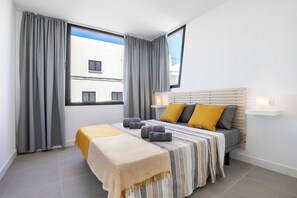 2 makuuhuonetta, silitysrauta/-lauta, ilmainen Wi-Fi, vuodevaatteet