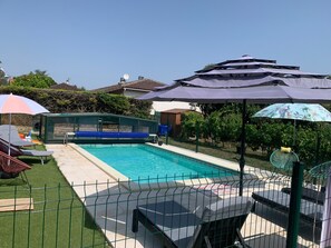 Alberca climatizada 