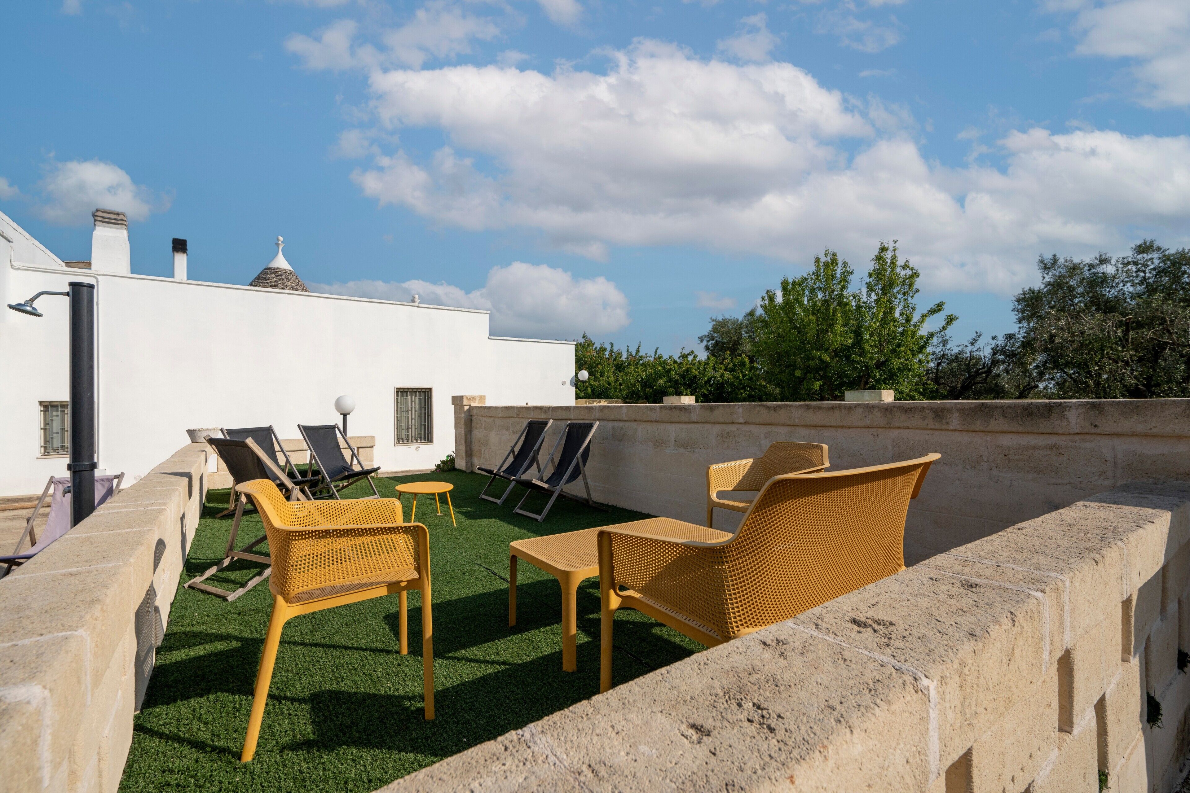 Overnattingsstedets uteområder