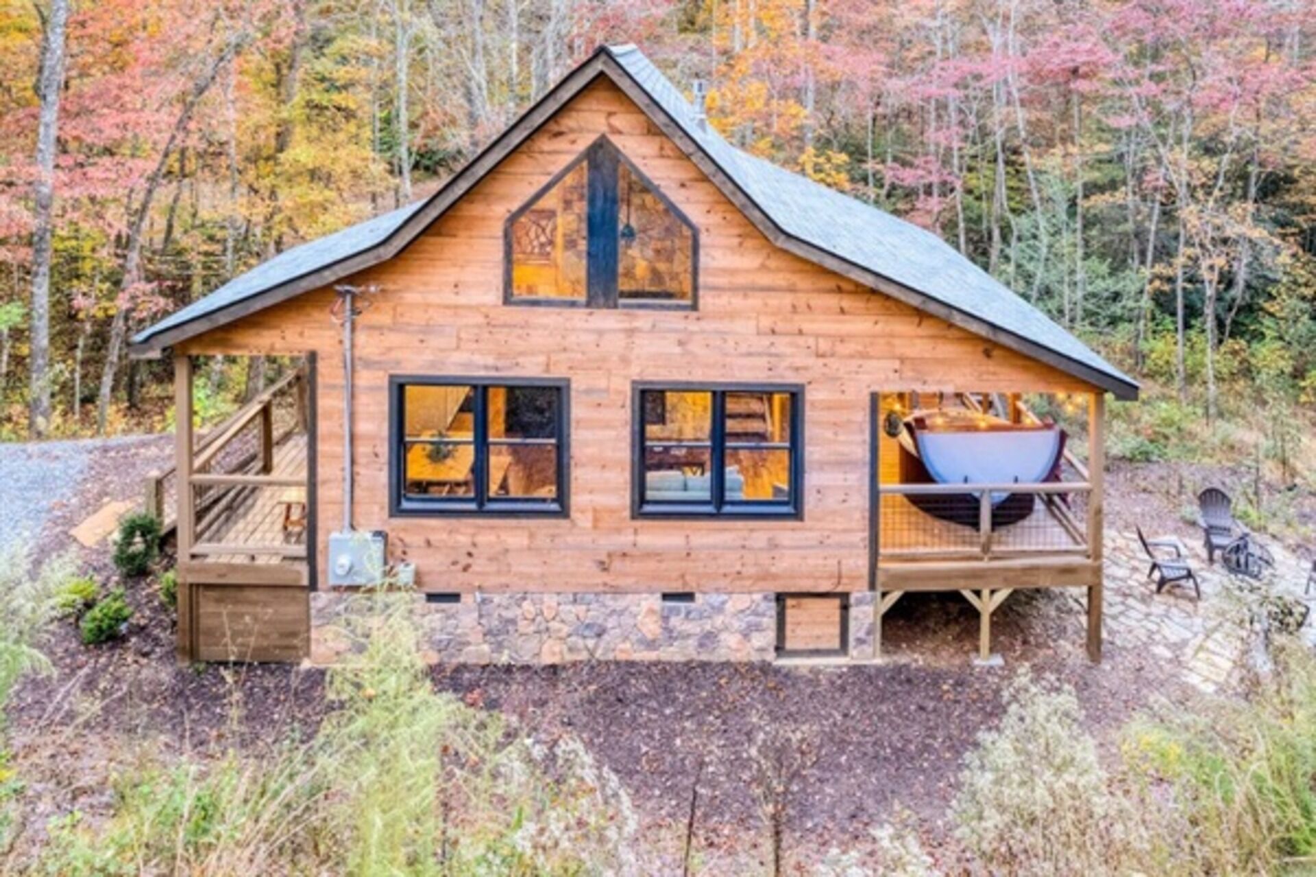 Cozy Blue Ridge Cabin: Hot Tub, Firepit, and More!