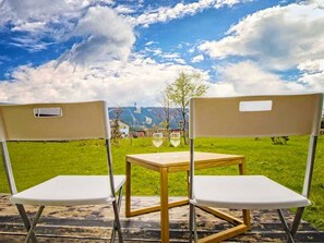 Outdoor dining - Klinovec Meadows Residence by Interhome (Loucna pod Klínovcem)