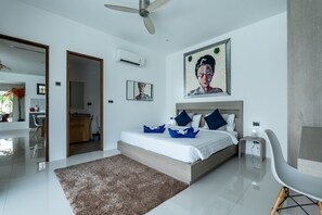 4 Schlafzimmer, Zimmersafe, kostenloses WLAN, Bettwäsche
