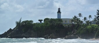 Beachfront Penthouse!  Stunning views of the Caribbean Sea and Vieques island. 