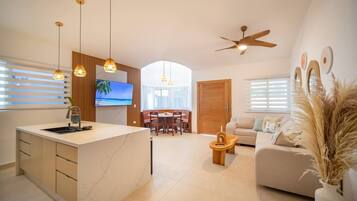 Villa, Multiple Bedrooms, Smoking, Private Pool | Living room