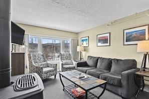 TV, fireplace, DVD player
