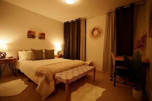 2 bedrooms, desk, iron/ironing board, free WiFi