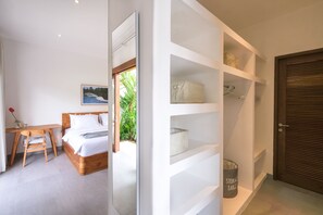 Villa | 2 slaapkamers, lakens van Egyptisch katoen, luxe beddengoed, een bureau