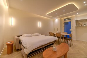 2 chambres, fer et planche à repasser, Wi-Fi, draps fournis