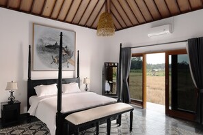 Deluxe-Doppelzimmer, 1 Queen-Bett, Nichtraucher, Bergblick | Kostenloses WLAN, Bettwäsche
