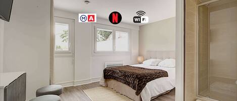 1 Schlafzimmer, Bügeleisen/Bügelbrett, WLAN, Bettwäsche