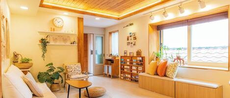 Smart TV, books, music library
