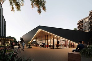 Fassade der Unterkunft